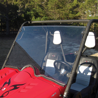 Seizmik Windshield- Full (UV Resistant Poly) - Yamaha Rhino