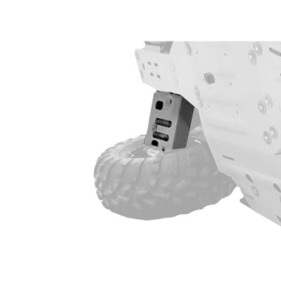 Rival Alloy Rear A Arm Guards for Polaris Sportsman 570 Touring