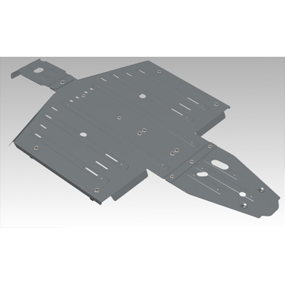Rival Alloy Central Skid Plate for Polaris General 1000