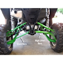 Lower Radius Bars for Arctic Cat 1000 Wildcat - Green