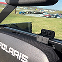 Falcon Ridge D.O.T. Approved Glass Rear Windshield - 2015-25 Mid Size Polaris Ranger 500 | 570 | ETX | EV
