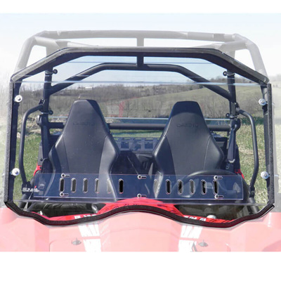 3 Star Industries One-Piece Front Lexan Windshield w| Adjustable Vents - CFMOTO ZForce 500 | 800 | 800EX | 1000