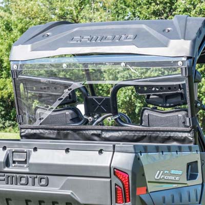 3 Star Industries Rear Lexan Windshield - CFMOTO UForce 500 | 800