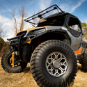 Falcon Ridge Velocity Flip Up Hard Coated AR2 Windshield Polaris General