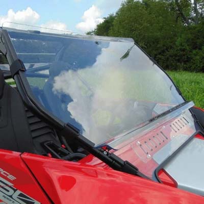 3 Star Two-Piece Front Lexan Windshield w| Adjustable Vents - CFMOTO ZForce 950