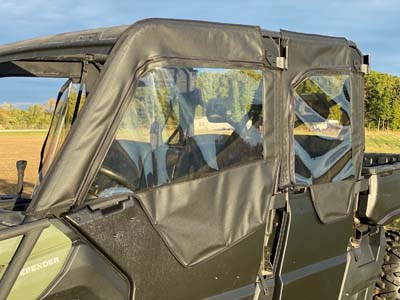 Seizmik Soft Upper Doors with Zipper - Can-Am Defender Max
