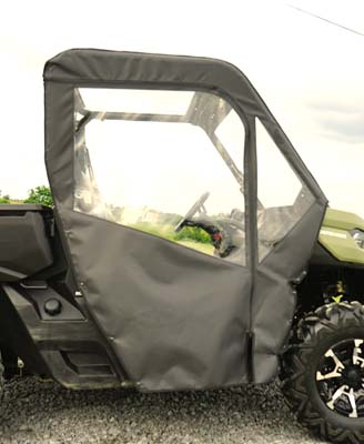 Seizmik Full Soft Doors with Zipper - Can-Am Defender