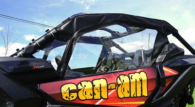 Seizmik Soft Upper Doors with Zipper - Can-Am Maverick X3