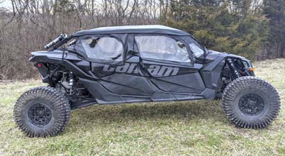 Seizmik Soft Upper Doors with Zipper - Can-Am Maverick X3 Max