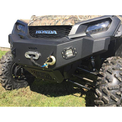 Extreme Metal Products Front Bumper with LED Lights for 2016-23 Honda Pioneer 1000