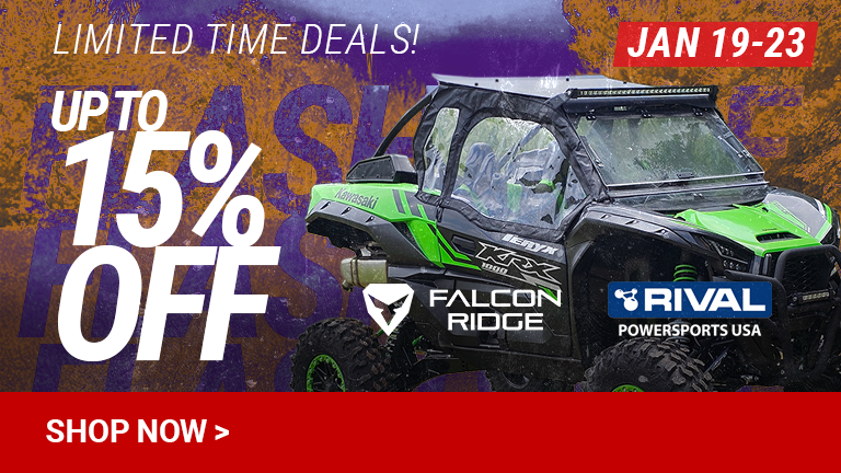 Select Falcon Ridge products and Rival doors on sale now.