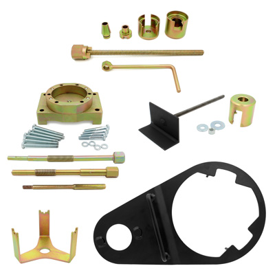 Simplify clutch maintenance tasks with the Master Clutch Service Kit. This comprehensive kit from EPI performance includes the primary clutch puller, clutch holding tool, clutch splitter, weight pin removal tool, and two clutch compression tools.