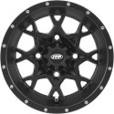 Hurricane Black 14x7 4/156 6+1 Wheel