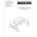 Strong Made 517M Rear Mini Drop Basket Rack