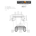 Strong Made 517 Flat Rear Basket Rack