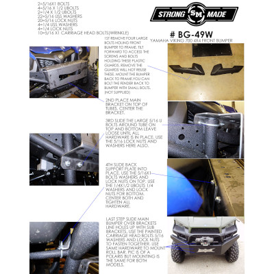 Viking 700 Front Winch Bumper