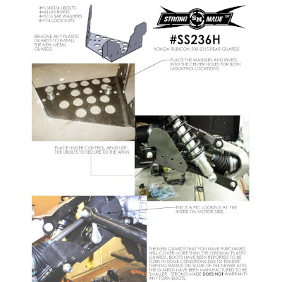 Rubicon / Rancher Rear Stick Stoppers