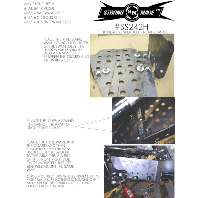 Pioneer 1000 Front Stick Stoppers