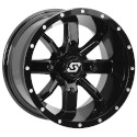 Hollow Point 14X8 4/156 Black 4+4 Wheel