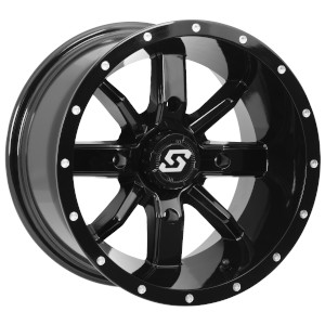 Hollow Point 14X10 4/110 Black 5+5 Wheel