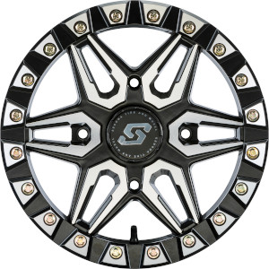 Split 6 Bead Lock 15X6 4/137 5+1 (+38MM) Black/Machined