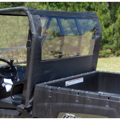 Seizmik Soft Rear Windshield & Dust Panel- Polaris Midsize Ranger