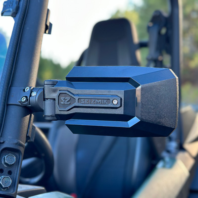 Seizmik TrailRider Side View Mirror - Clamp 2 Inch or 1.875 Inch Round Tube