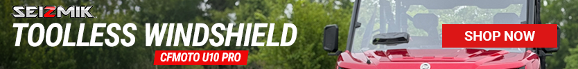 Dealer Banner - New CFMOTO U10 Pro Toolless Versa-Vent Windshields