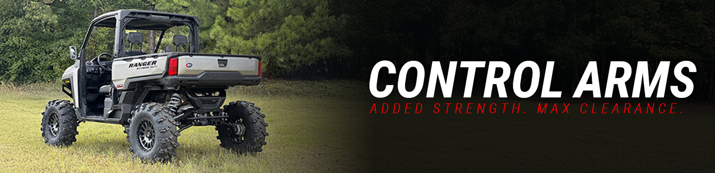 High Lifter control arms offer improved stength and increased ground clearance compared to OEM arms