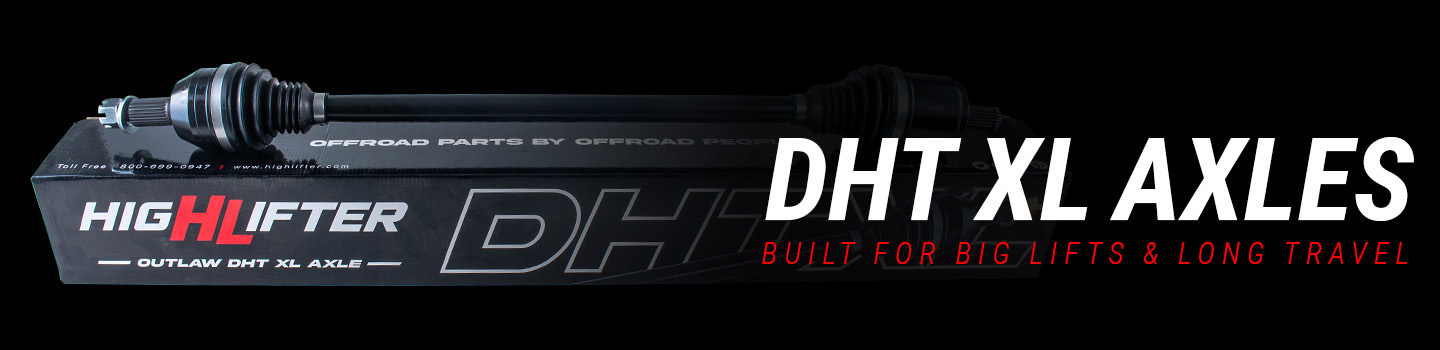 High Lifter Outlaw DHT XL Axles for High Lifter Big Lifts and Long Travel Kits