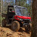 Falcon Ridge Velocity Flip Up Windshield Can-Am Defender - UV Resistant