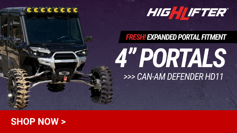 New Product Alert! - Can-Am Defender HD11 4 inch portal gear lifts now available!