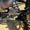 Install image of the passenger side Xpedition rear raked control arms. These control arms allow you to install up to 35