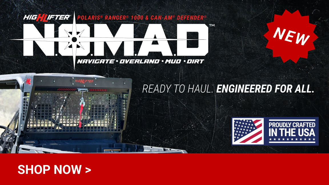High Lifter N.O.M.A.D. Headache Rack expansion for the Polaris Ranger XP 1000 and Can-Am Defender!