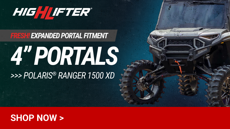 High Lifter's new 4 Inch Dual Idler Portal Gear Lifts for the Polaris Ranger 1500 XD are the strongest and most reliable portal on the market!