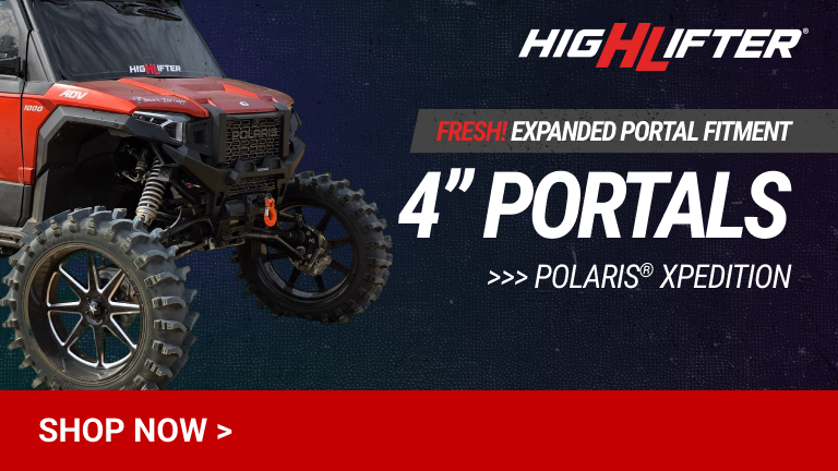 High Lifter's new 4 Inch Dual Idler Portal Gear Lifts for the Polaris Xpedition are the strongest and most reliable portal on the market!