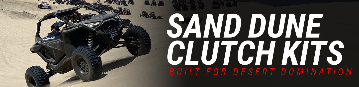the sand dune clutch kit is designed to get you to and maintain high-rpms which is ideal for driving your Polaris RZR in the sand
