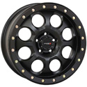 System 3 18x7 5/4.5 4+3 (+20mm) SB7 Beadlock - Matte Black