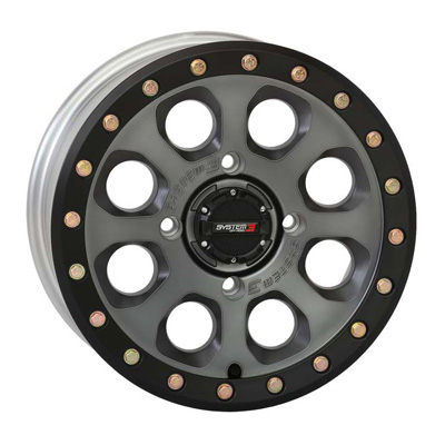 System 3 18x7 4/137 4+3 (+20mm) SB7 Beadlock - Titanium