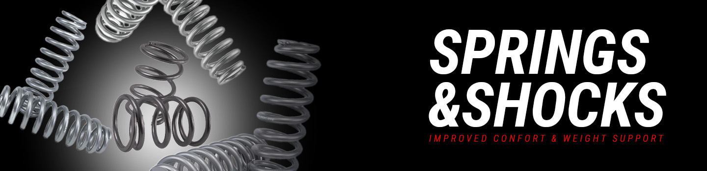 High Lifter's heavy-duty lift springs increase the weight capacity of your atv or utv allowing you to carry more weight without bottoming out