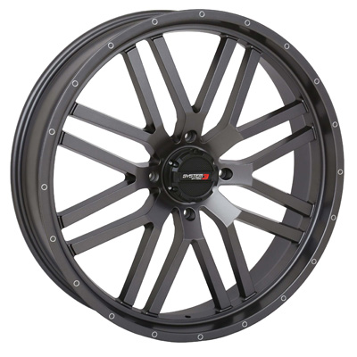 System 3 22x6.5 4/156 4+2.5 (+10mm) ST3 - Gun Metal Grey