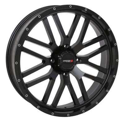 System 3 22x6.5 4/156 4+2.5 (+10mm) ST3 - Matte Black