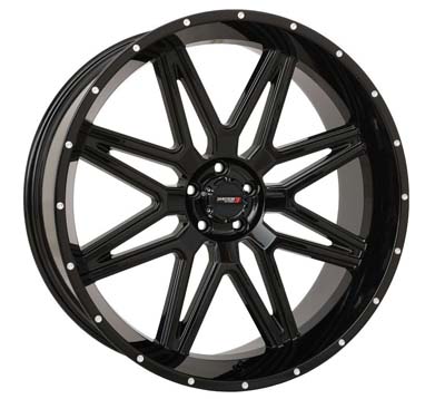 System 3 24x9 4/156 5+4 (0mm) ST7 - Gloss Black