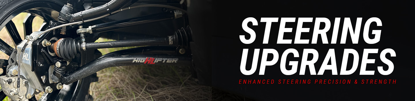 Steering upgrades like adjustable tie rods can help reduce steering play for a more precise driving experience