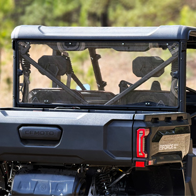 Seizmik Polycarbonate Rear Windshield - CFMOTO U10 PRO