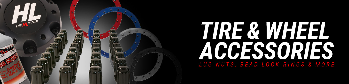 From tire sealant to lug nuts and everything in between, High Lifter has the tire and wheel accessories for you!