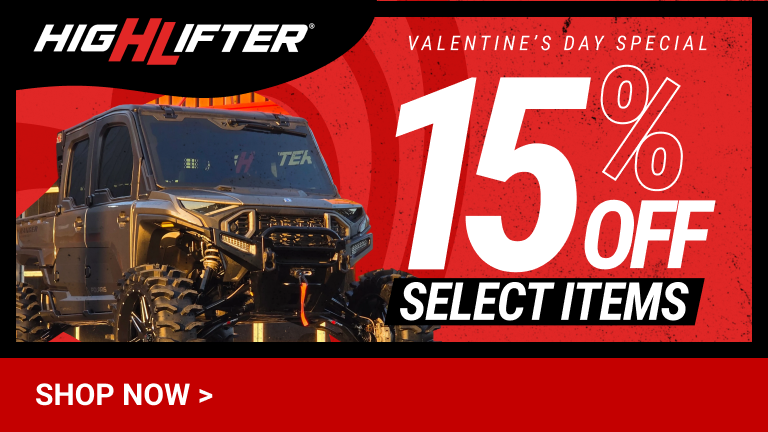 Happy Valentine's Day! This year the love keeps rolling with deals all week on select High Lifter Products!
